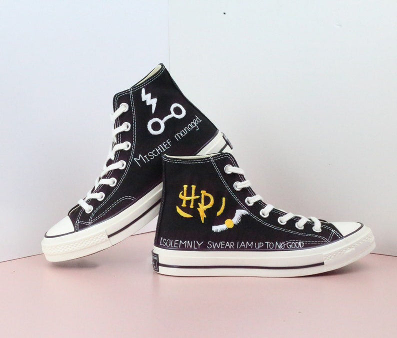 Wizard Mischief Converse Embroidery