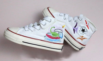 Dinosaur Playtime Converse Embroidery