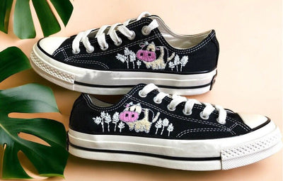 Cow Pasture Converse Embroidery