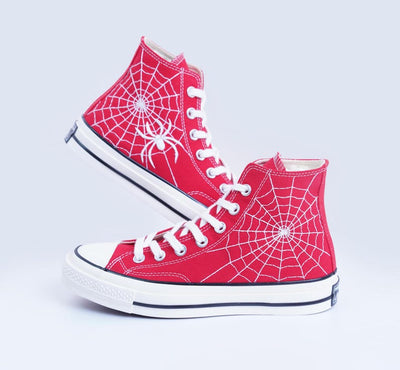 Spider Web Converse Embroidery