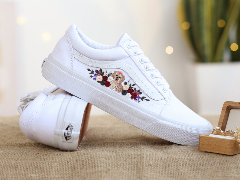 Dog Portrait Converse Embroidery
