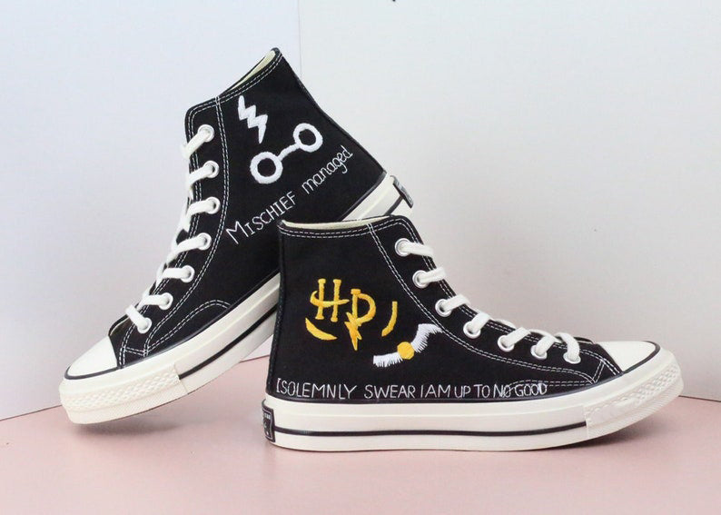 Wizard Mischief Converse Embroidery