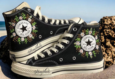 Peace Love Van Converse Embroidery