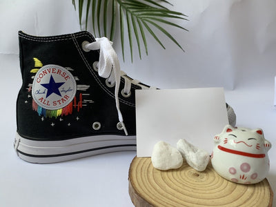 Lavender Moon Converse Embroidery
