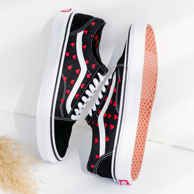 Heart Embroidered Vans