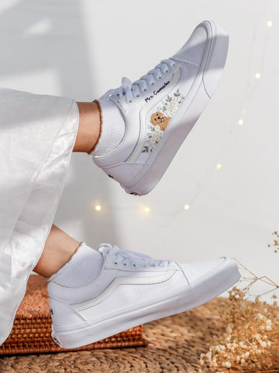 Puppy Wedding Converse Embroidery