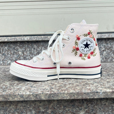 Mushroom Garden Converse Embroidery