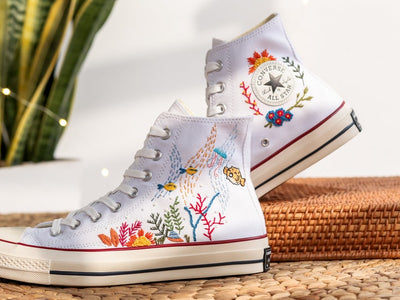 Underwater World Converse Embroidery
