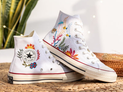 Underwater World Converse Embroidery