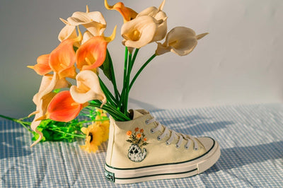 Witch Hat Pumpkin Converse Embroidery