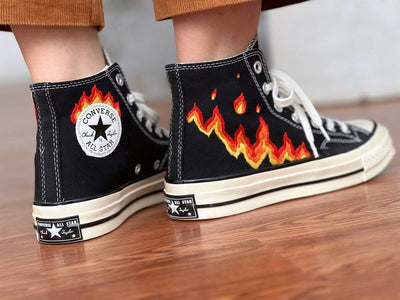 Flames Converse Embroidery