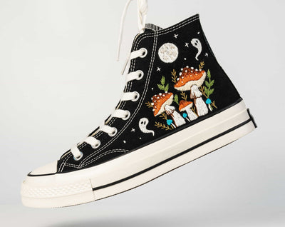 Converse Orange Mushroom Embroidery - ADM4