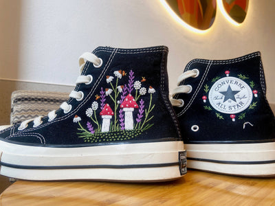 Converse Mushroom Embroidery - ADM6