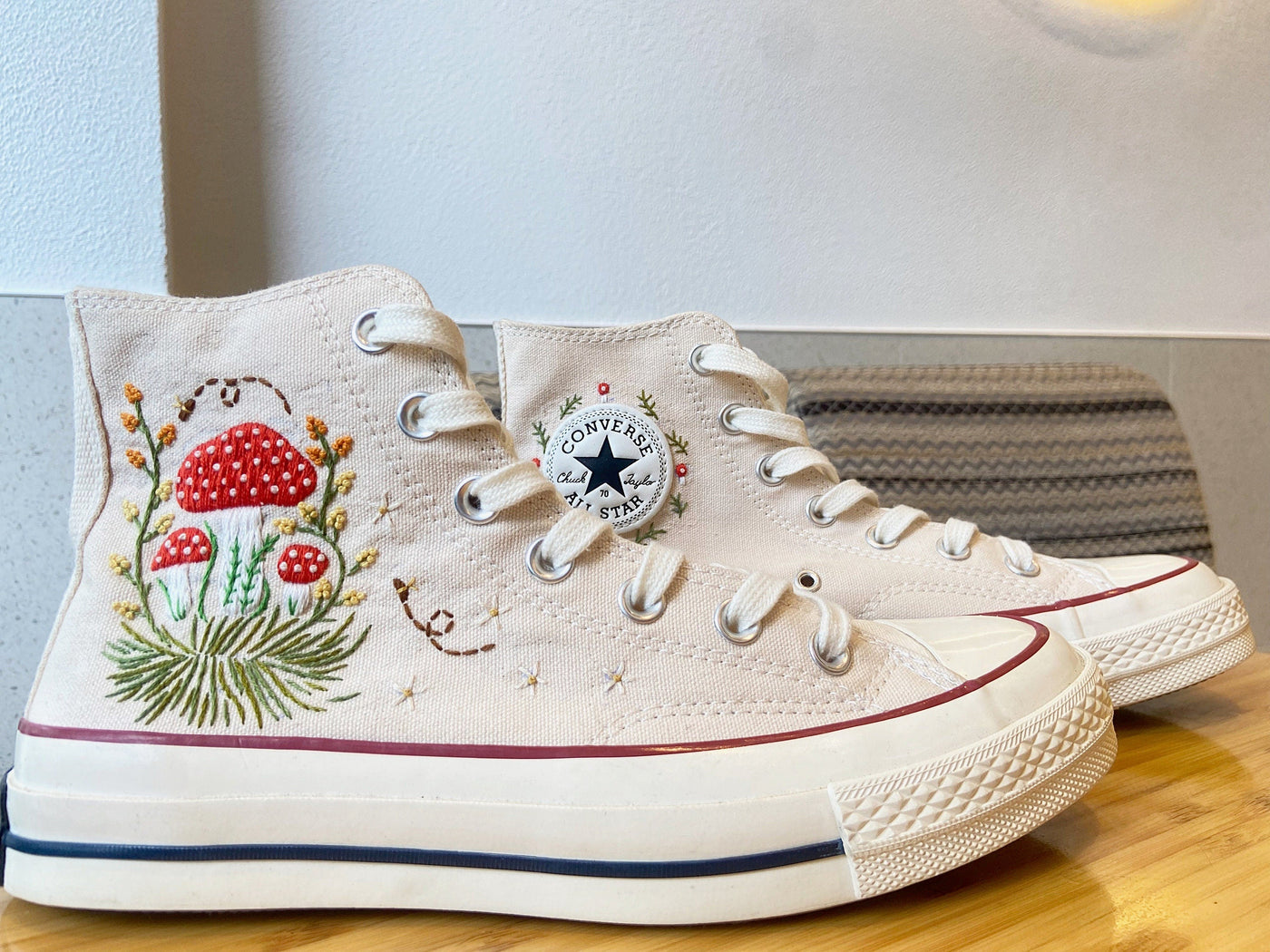 Converse Mushroom Embroidery - ADM5