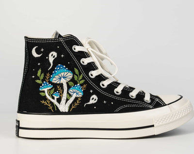 Converse Blue Mushroom Embroidery - ADM3