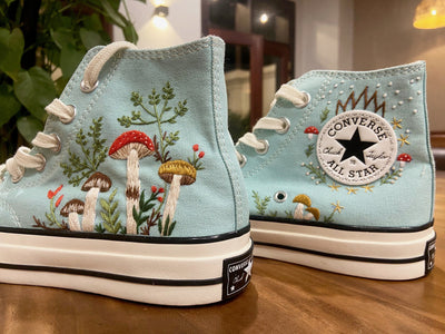 Converse Mushroom Embroidery High Top