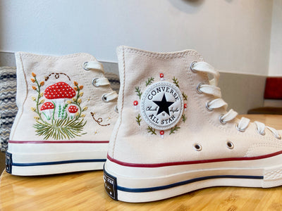 Converse Mushroom Embroidery - ADM5