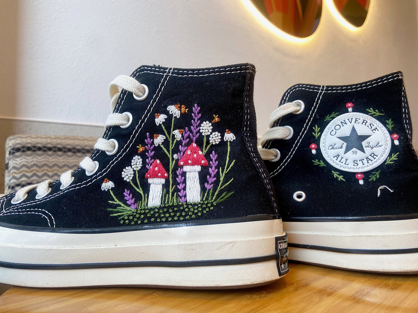 Converse Mushroom Embroidery - ADM6