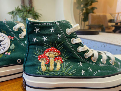 Converse Mushroom Embroidery High Top