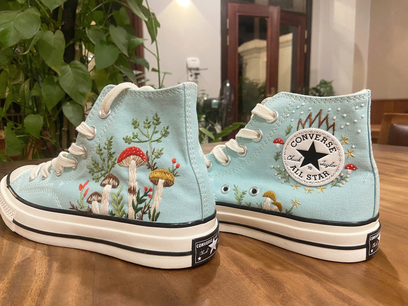 Converse Mushroom Embroidery High Top