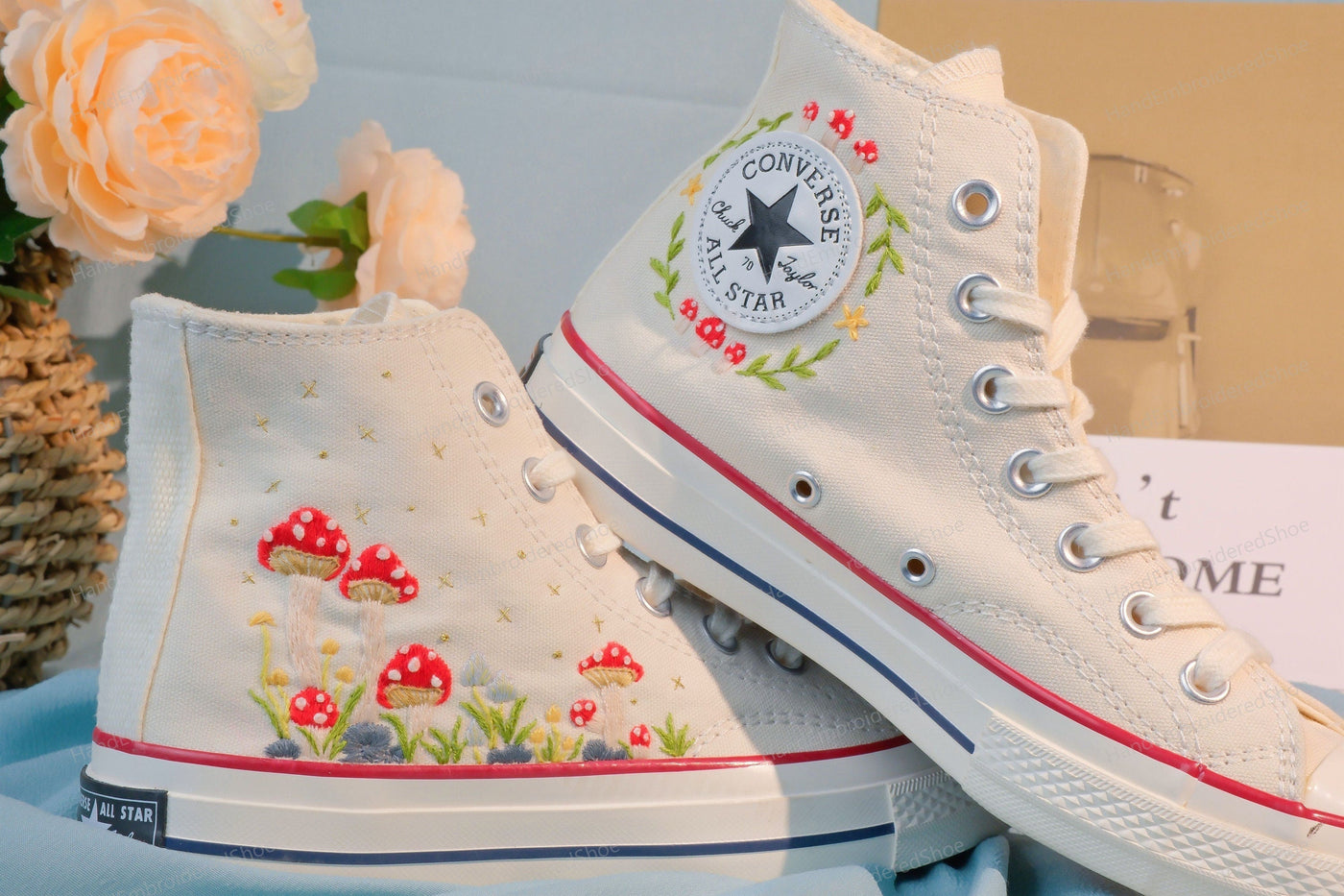 Converse Mushroom Embroidery - ADM12