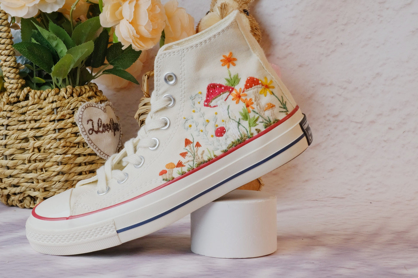 Converse Mushroom Embroidery - ADM16