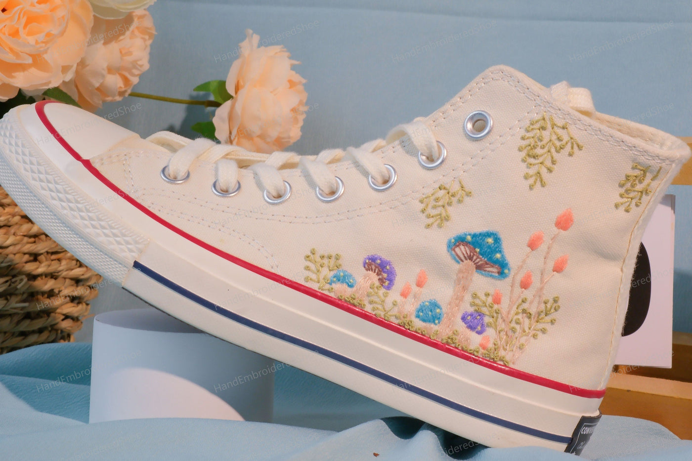 Converse Mushroom Embroidery - ADM15