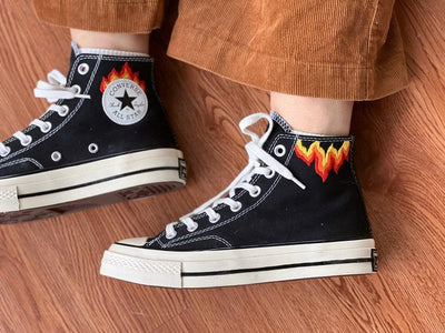 Flames Converse Embroidery