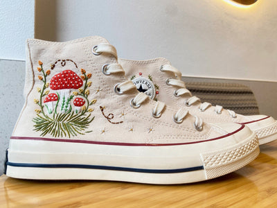 Converse Mushroom Embroidery - ADM5