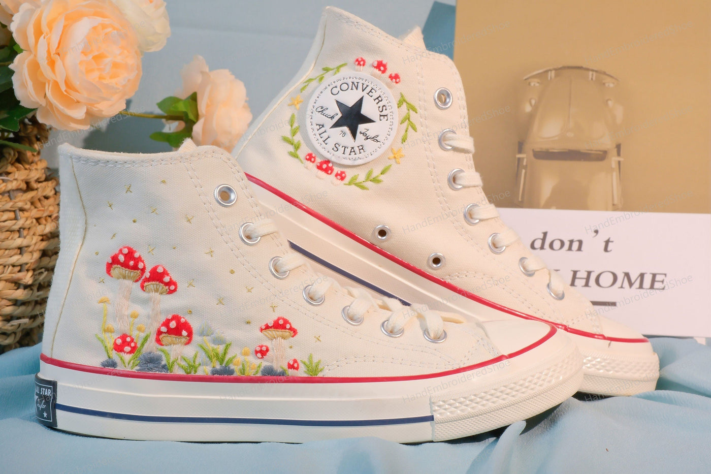 Converse Mushroom Embroidery - ADM12