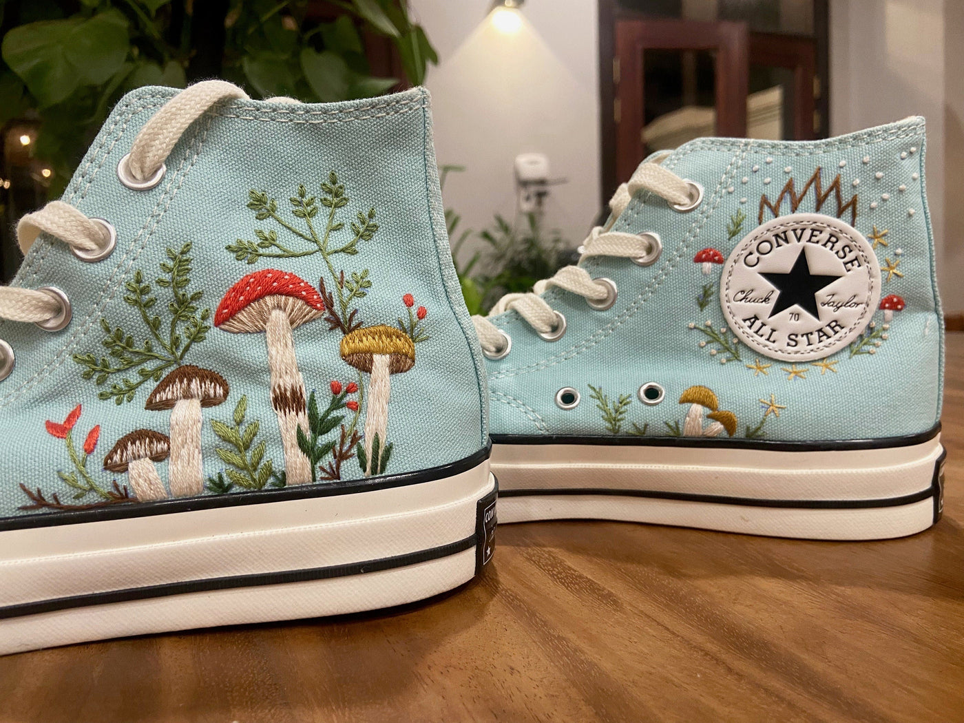 Converse Mushroom Embroidery High Top