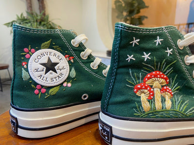 Converse Mushroom Embroidery High Top