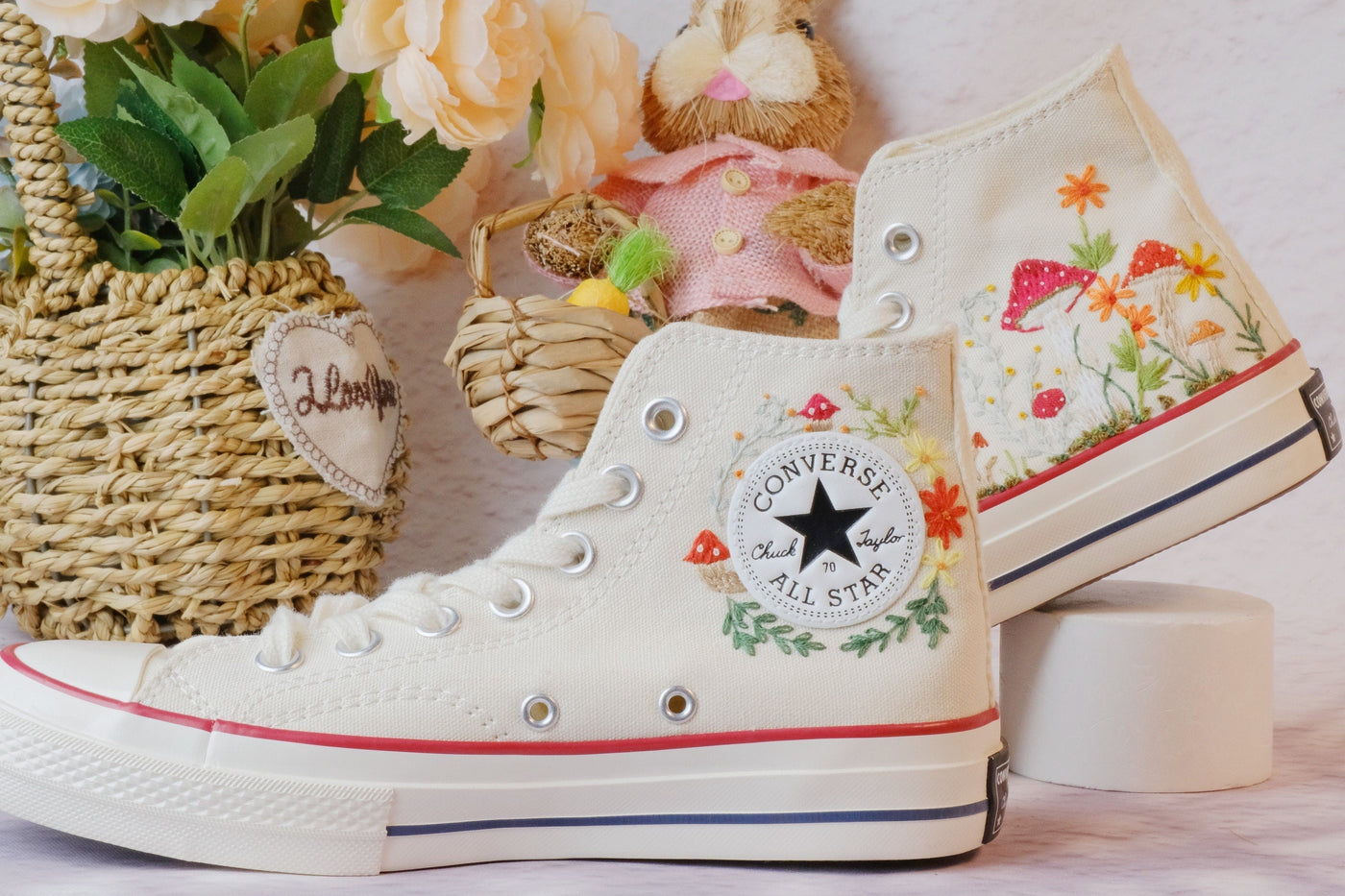 Converse Mushroom Embroidery - ADM16