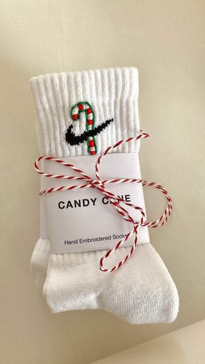 Embroidery Candy Nike Socks