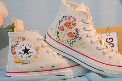 Converse Mushroom Embroidery - ADM1