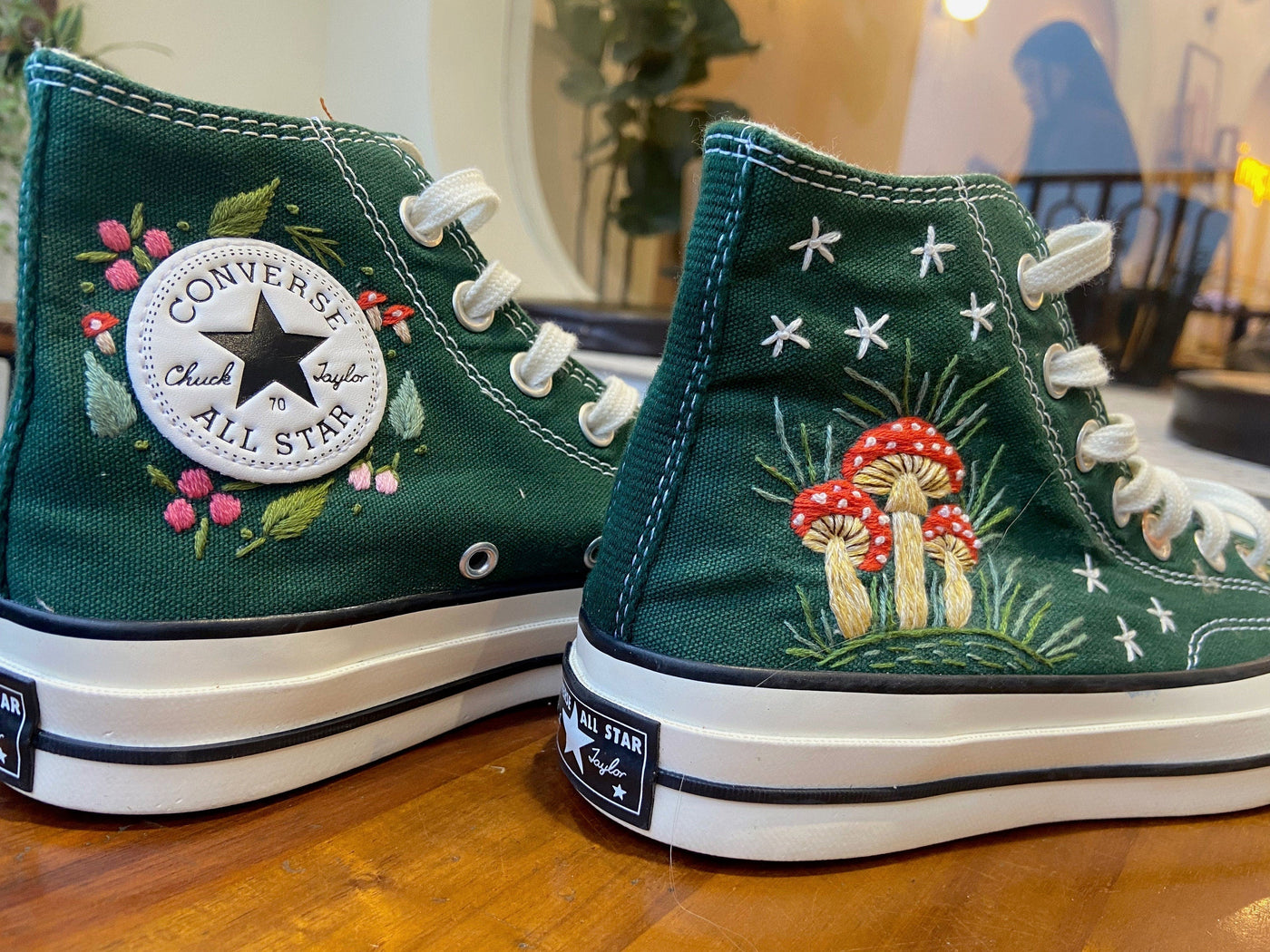 Converse Mushroom Embroidery High Top