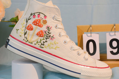 Converse Mushroom Embroidery - ADM1