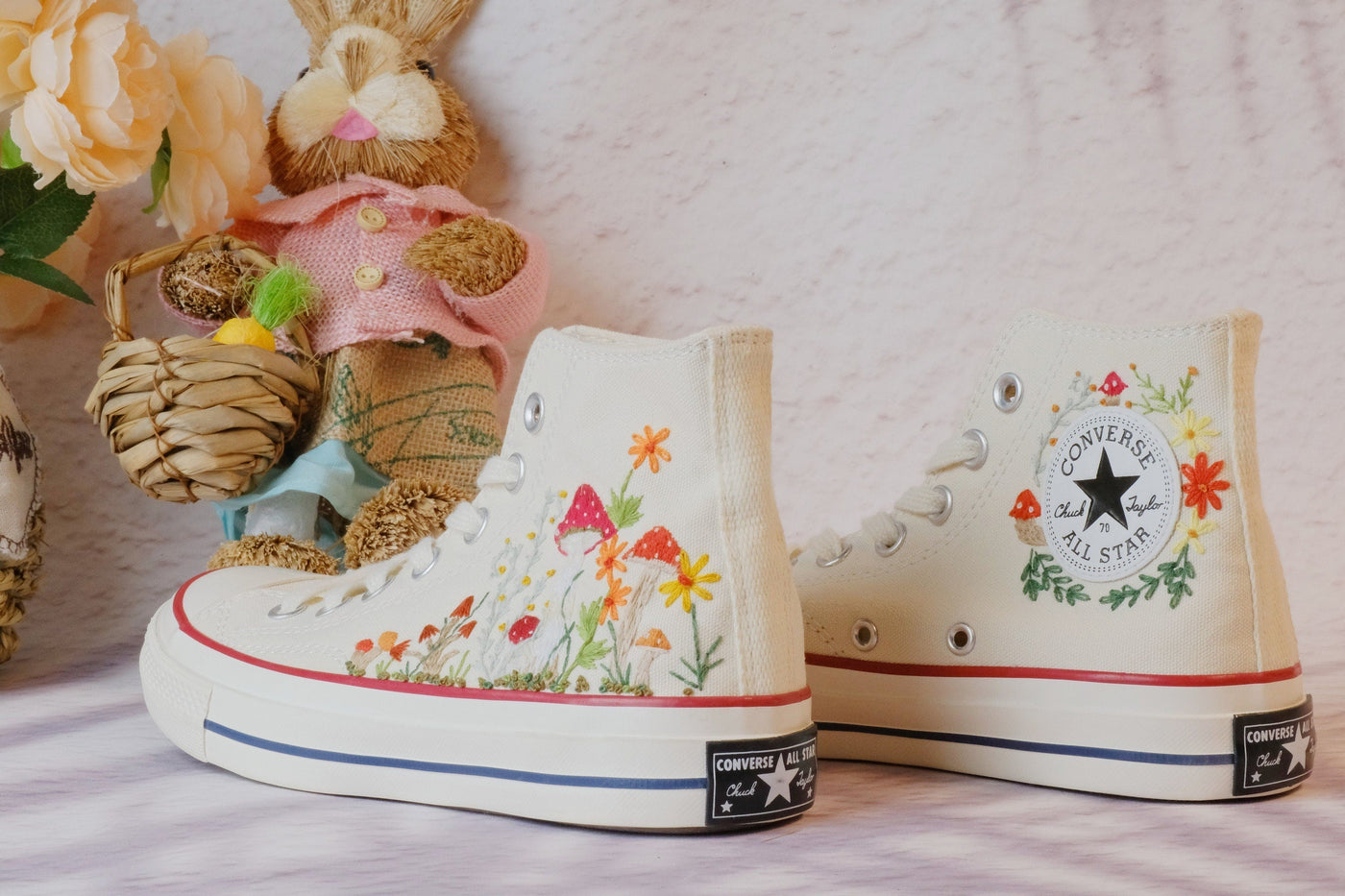 Converse Mushroom Embroidery - ADM16